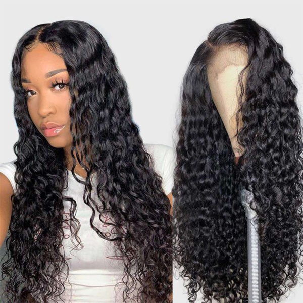 Kinky Curly Lace Front Wig 13x4 Brazilian Human Hair Lace Wigs Bulk - 图片 5