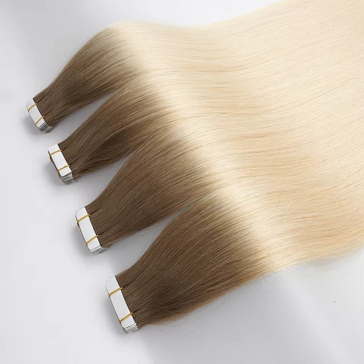 100% Human Tape-In Hair Extensions, Custom Length 8-30 Inch
