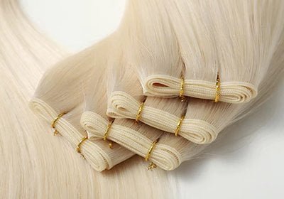 Hand-Tied Weft Extensions