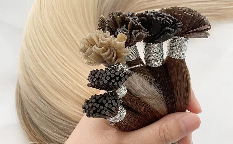 u tip and k tip fusion hair extensions bundles
