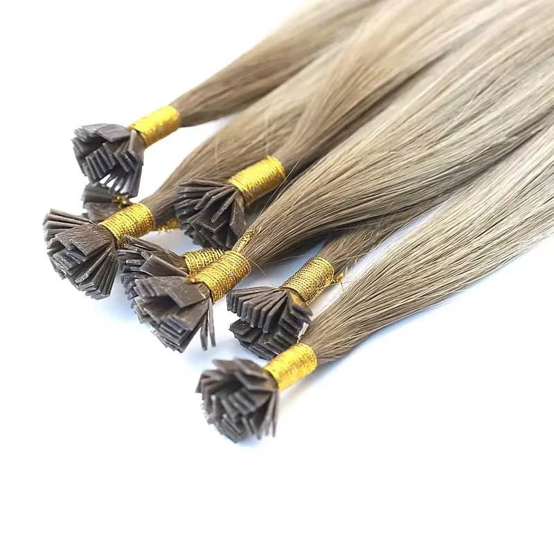 Flat Tip Hair Extensions Premium Pre-Bonded Keratin Fusion Extensions