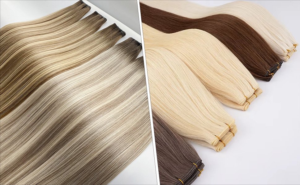 Weft hair extensions bundle
