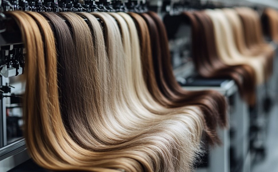 Comparison table of hair extension types