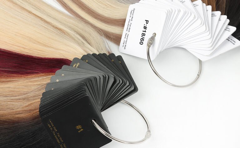 How Are Hair Extension Colors Categorized?
