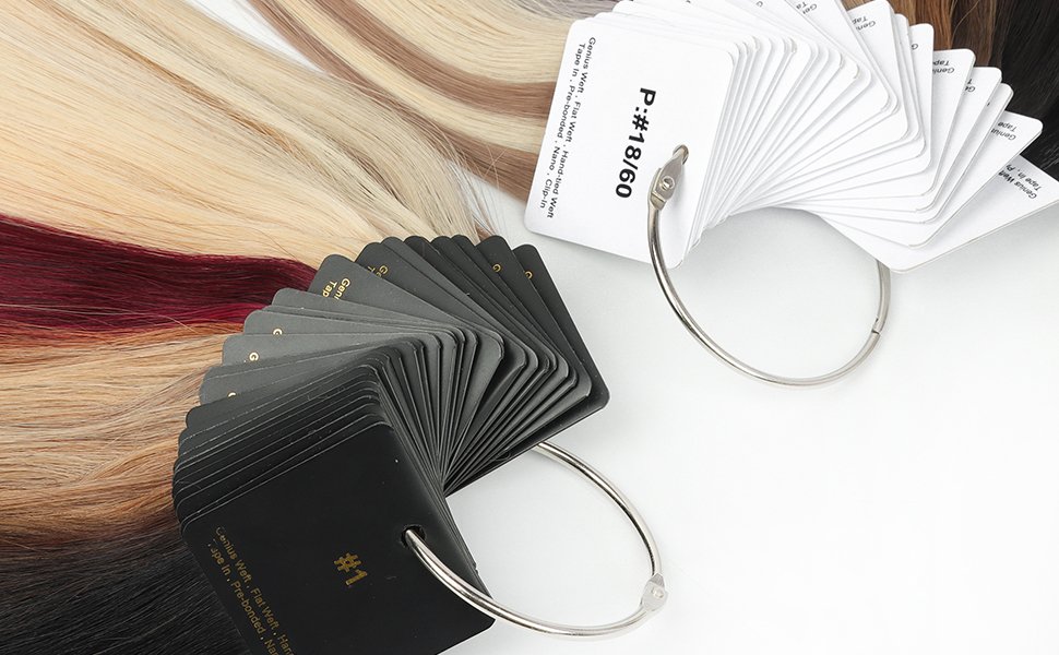 hair extension color categories overview