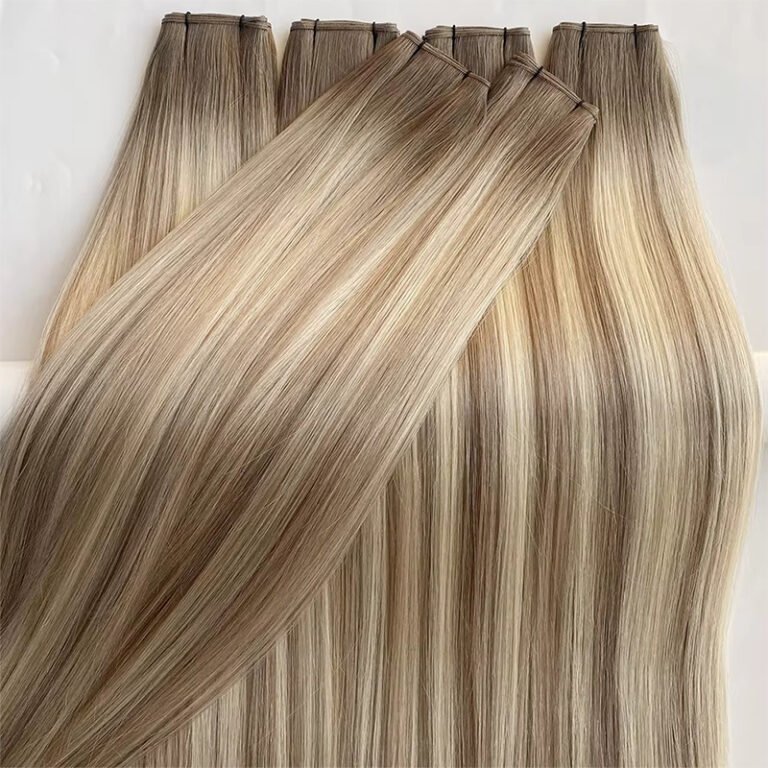 Double Drawn Hand Tied Weft Invisible Genius Weft Hair Extensions