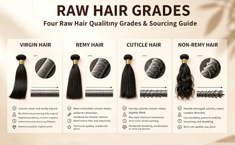 How to Figure Out The Types of Raw Hair Material: Every Buyer Needs to Know