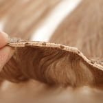 100% Human Hair PU Hole Weft Hair Extension 80CM Width Butterfly Weft Hair Extension Factory