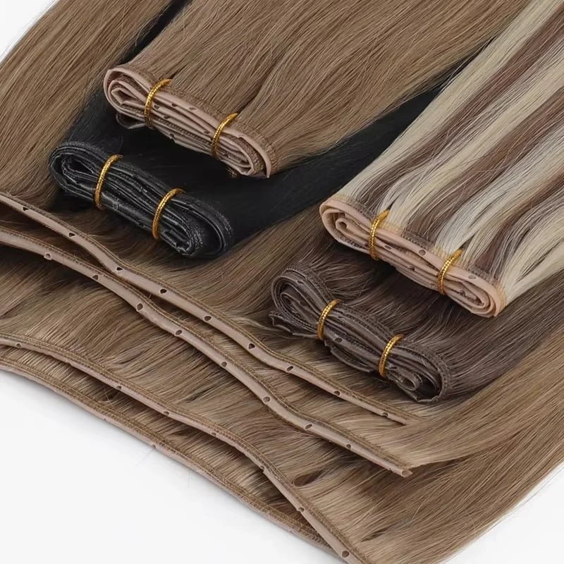 Invisible PU Genius Weft Hair Extensions for Salon