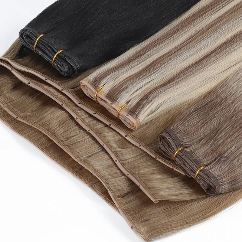 Invisible PU Genius Weft Hair Extensions for Salon