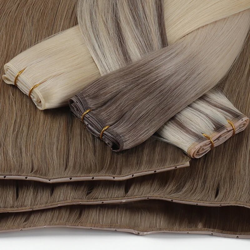 Invisible PU Genius Weft Hair Extensions for Salon