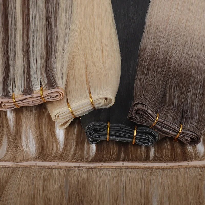 Invisible PU Genius Weft Hair Extensions for Salon